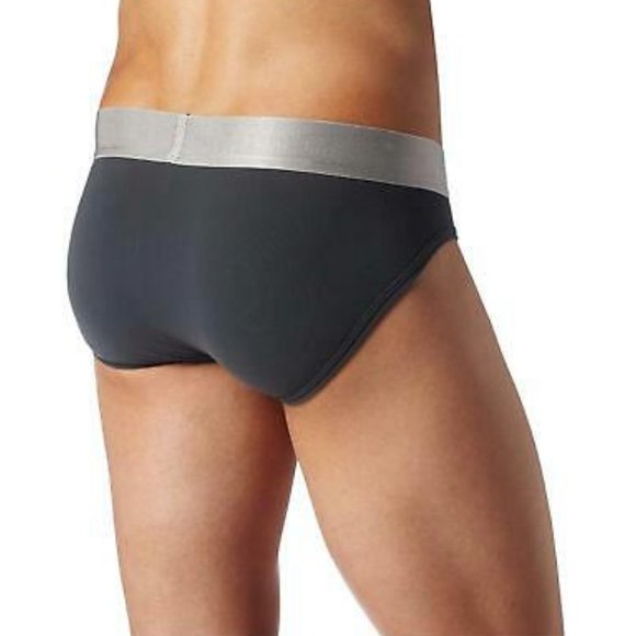 🌿SALE🌿 Calvin Klein 3 pack Men Black Gray Underwear Brief Size S M  NP - Picture 3 of 11